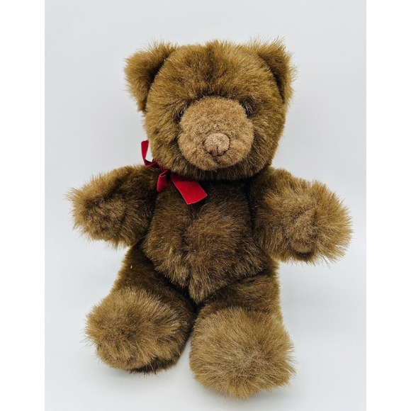 1990 GUND Collectors Classique Vert Marron Ours en peluche 22,9 cm de 1990 GUND Collectors Classique Vert Marron Ours en peluche 22,9 cm de